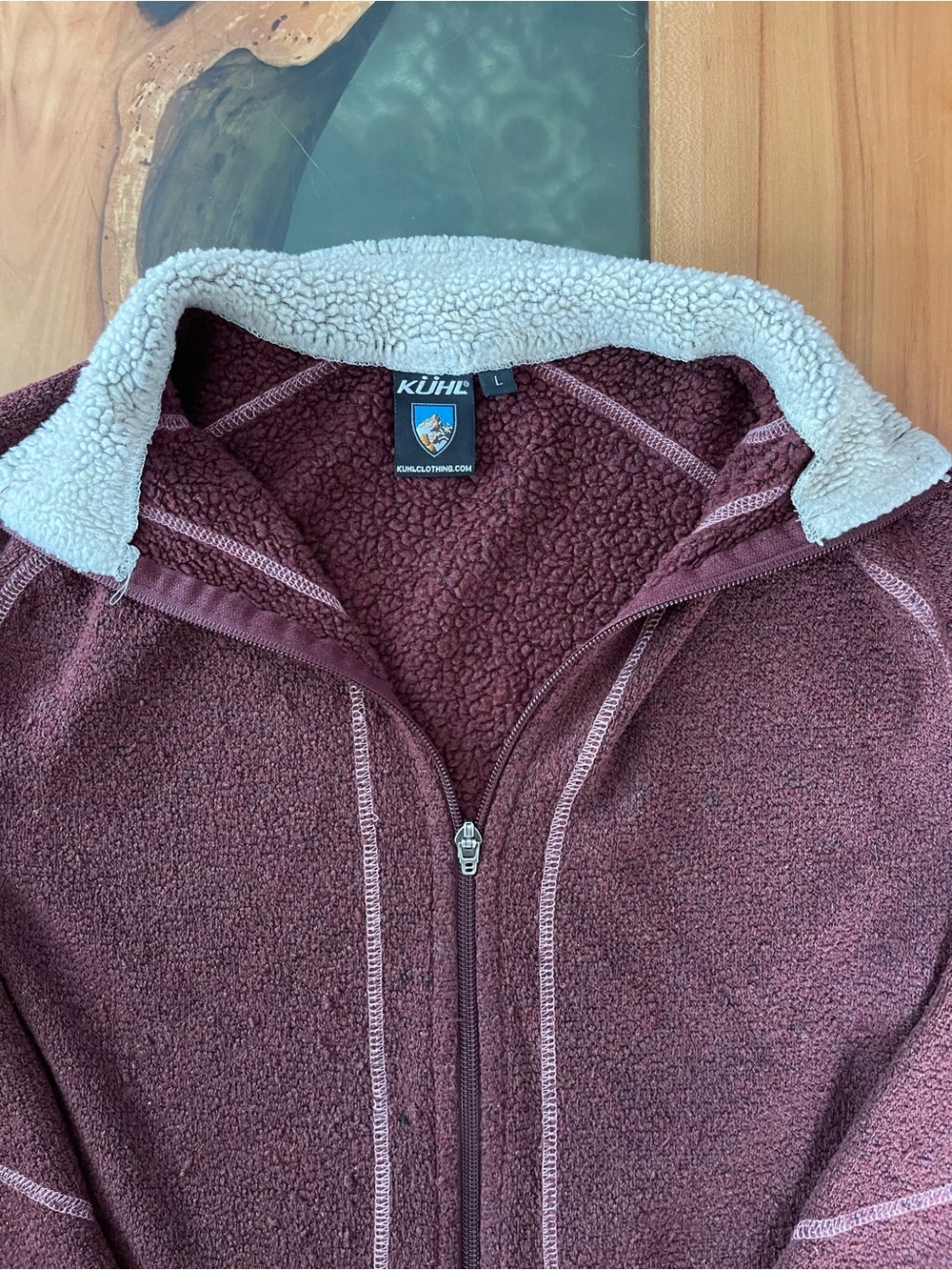 KÜHL Sherpa-Lined Alfpaca Zip Made In Canada Size Large